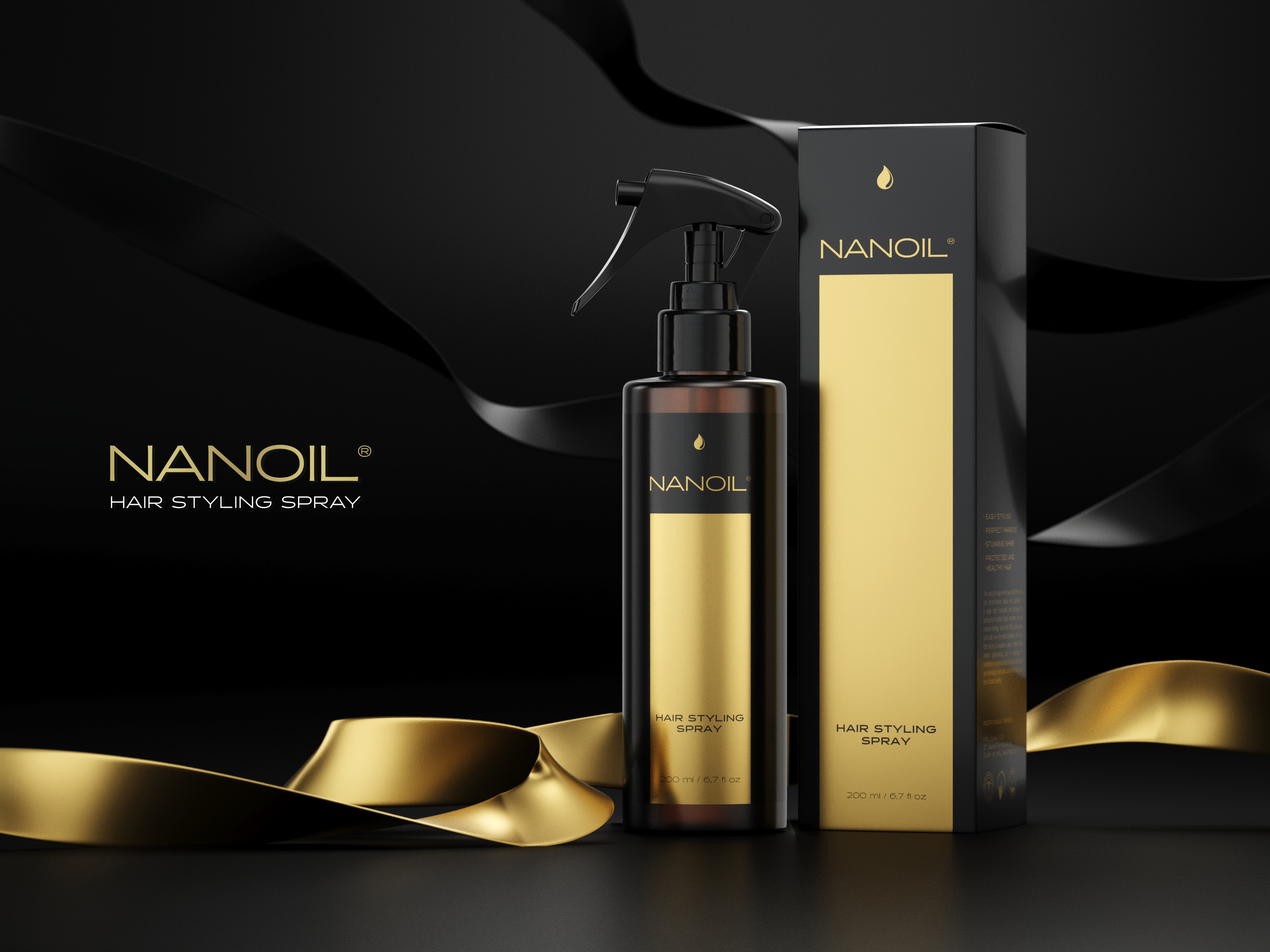 nanoil hair styling spray